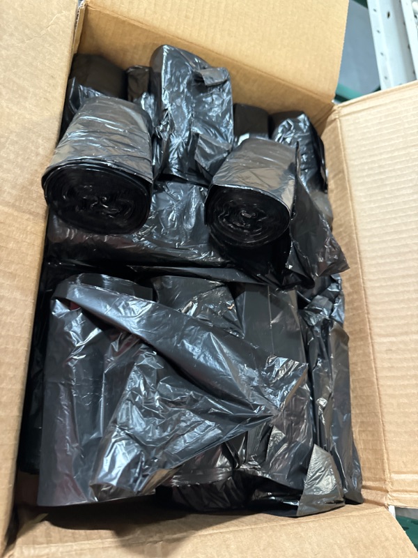 Photo 3 of * opened box * 
Reli. 5 Gallon Trash Bags, Black (1000 Count, Bulk)