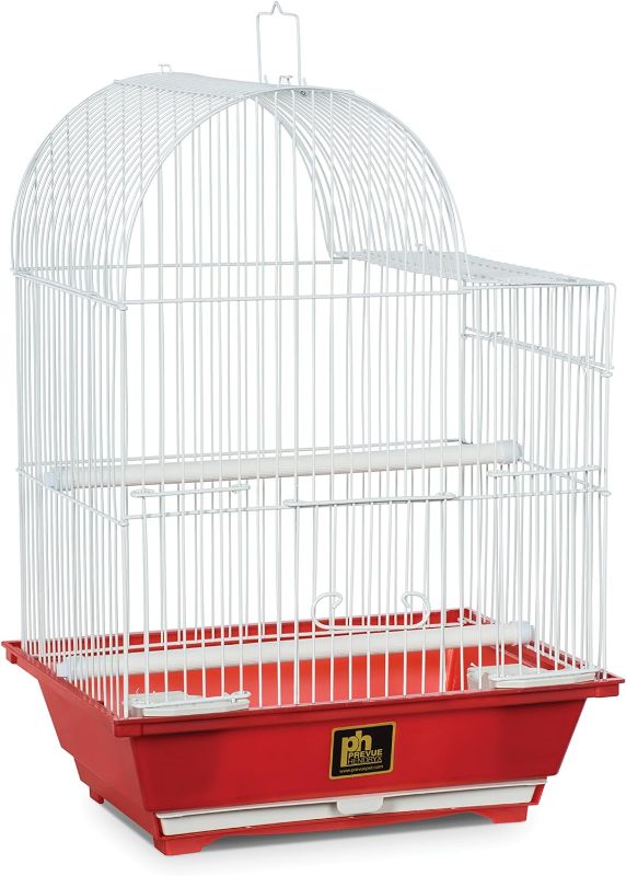 Photo 1 of (FOR PARTS ONLY) Prevue Pet Products SP50011 Bird Cage, Small, Red