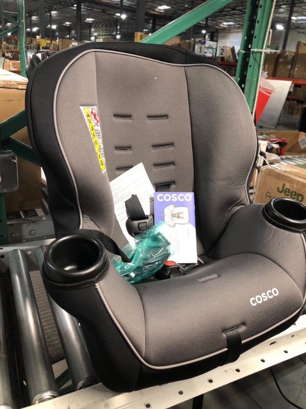 Photo 2 of Cosco Onlook 2-in-1 Convertible Car Seat, Rear-Facing 5-40 pounds and Forward-Facing 22-40 pounds and up to 43 inches, Black Arrows
