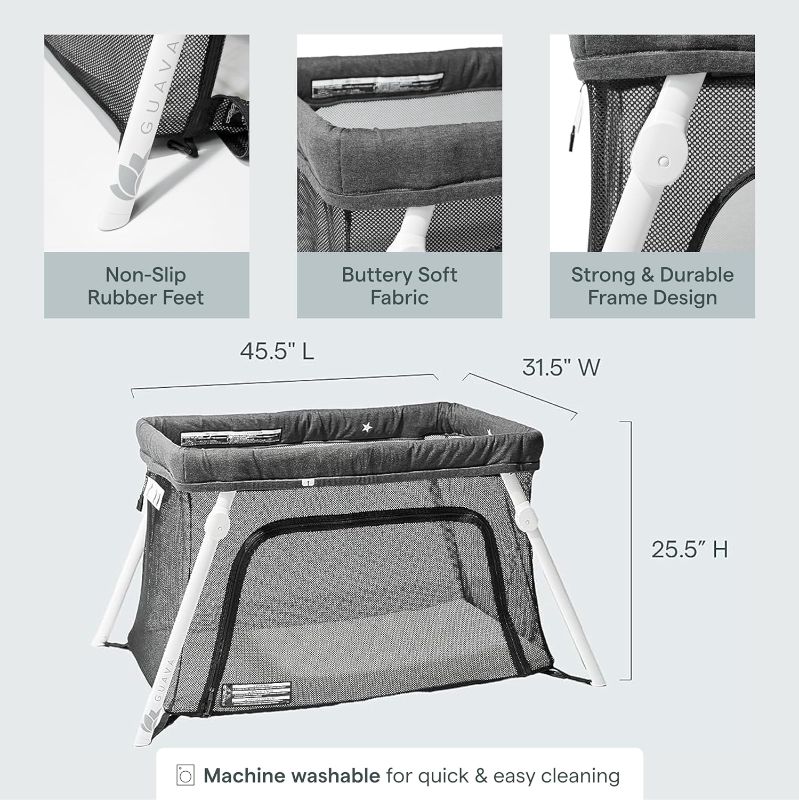 Photo 5 of (READ NOTES) Lotus Travel Crib and Portable Baby Playard