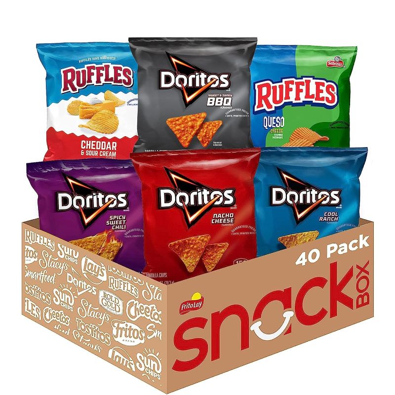 Photo 2 of {STOCK PHOTO}
Frito Lay Cheesy Spicy Sweet Variety Pack, 1oz Bags (40 Pack)