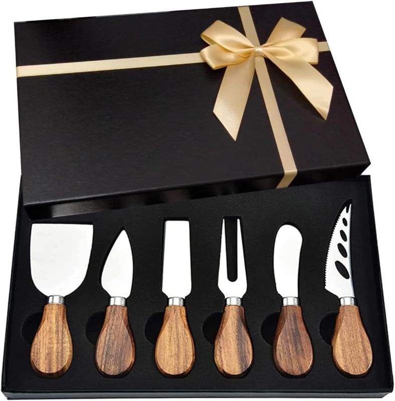 Photo 1 of **STOCK IMAGE REFERENCE ONLY** 2 PACK 6-Piece Cheese Knife Set (Gift-Ready) 