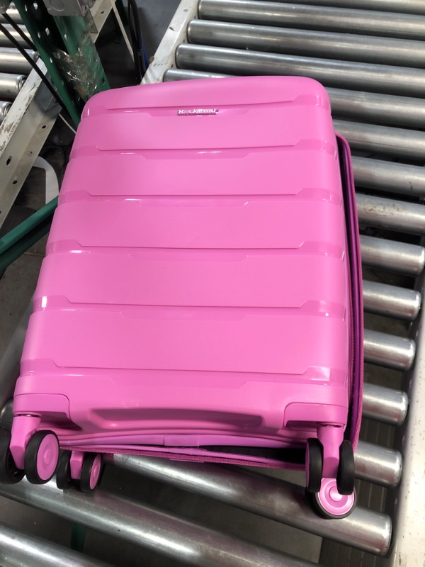 Photo 3 of *SEE PHOTOS*
Rockland Pasadena Hardside Spinner Wheel Luggage, Pink, 20"