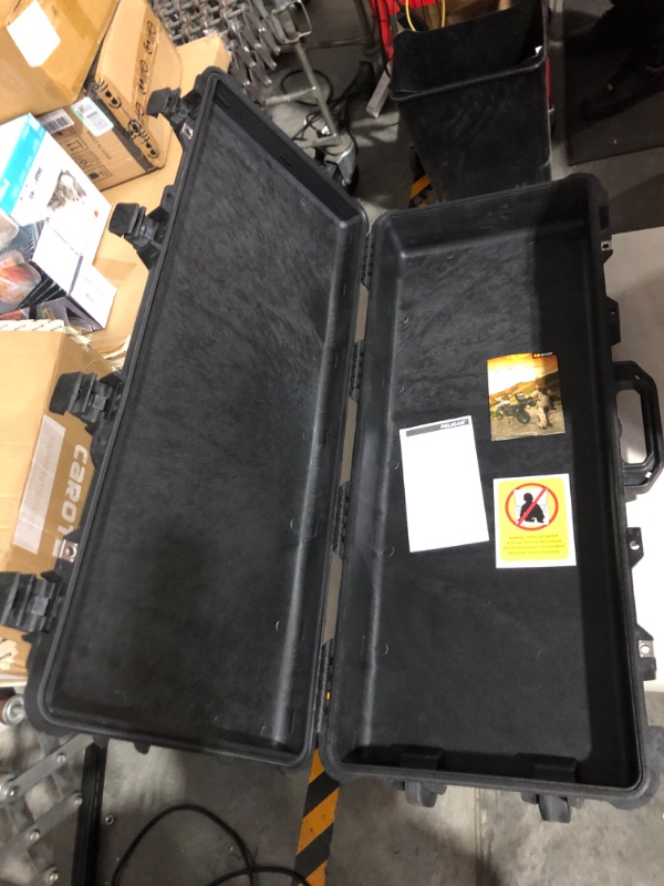 Photo 3 of *STOCK IMAGE REFERENCE* *SEE NOTES* Pelican Air Case- No Foam - 3ft x 18" Black