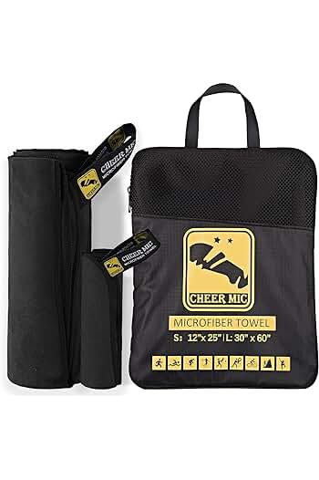 Photo 1 of CHEER MIC 2 Pack Quick Dry Towels for Travel 