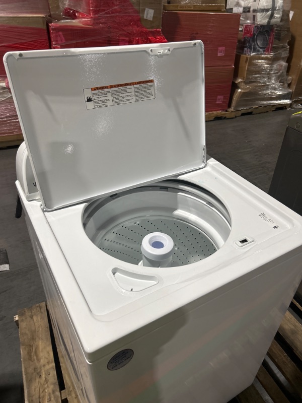 Photo 3 of Whirlpool 3.5-cu ft High Efficiency Agitator Top-Load Washer (White)