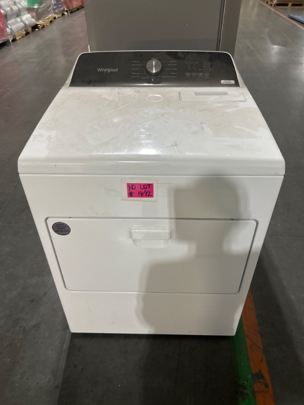 Photo 2 of Whirlpool 7-cu ft Electric Dryer (White