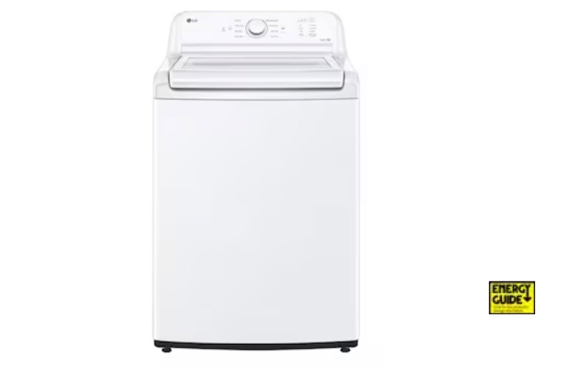 Photo 1 of LG 4.1-cu ft Agitator Top-Load Washer (White)