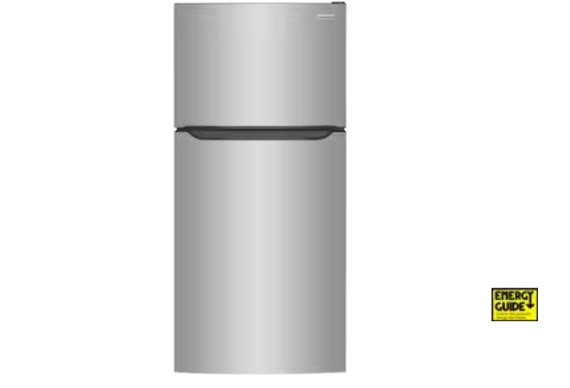Photo 1 of Frigidaire Garage-Ready 18.3-cu ft Top-Freezer Refrigerator (Easycare Stainless Steel)