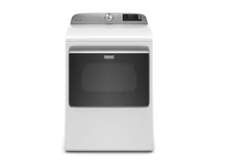 Photo 1 of Maytag Smart Capable 7.4-cu ft Hamper DoorSmart Gas Dryer (White)