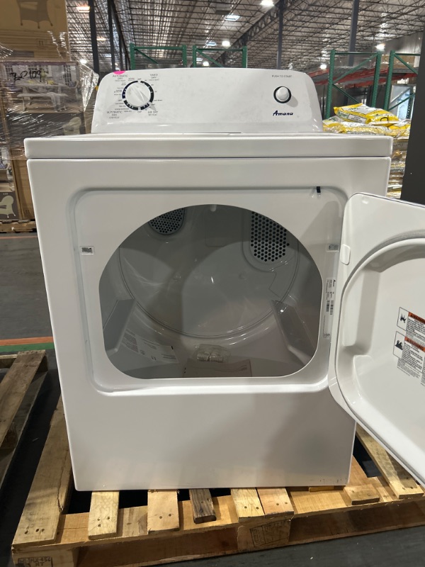 Photo 7 of Amana 6.5-cu ft Electric Dryer (White)