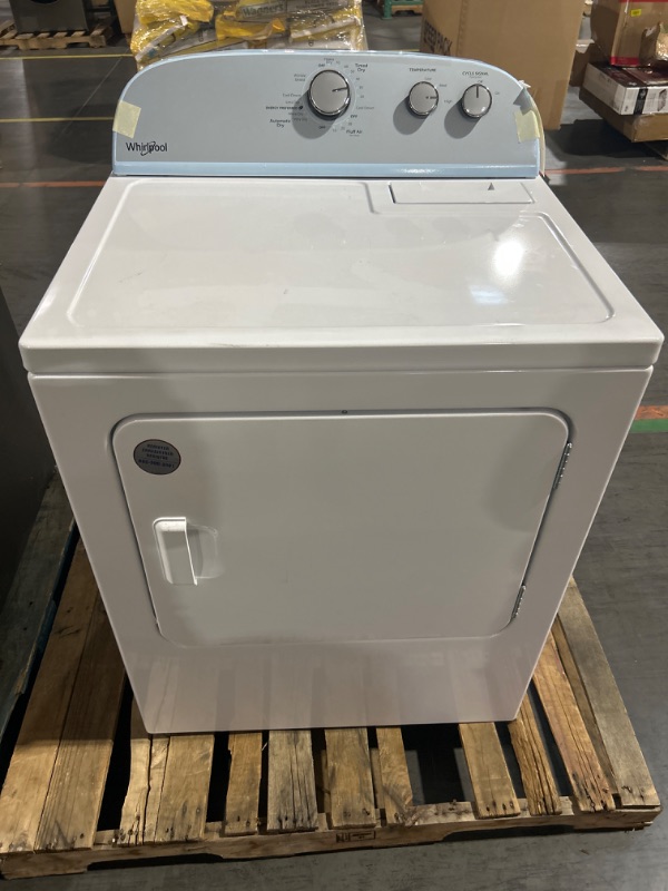 Photo 2 of Whirlpool 7-cu ft Electric Dryer (White)