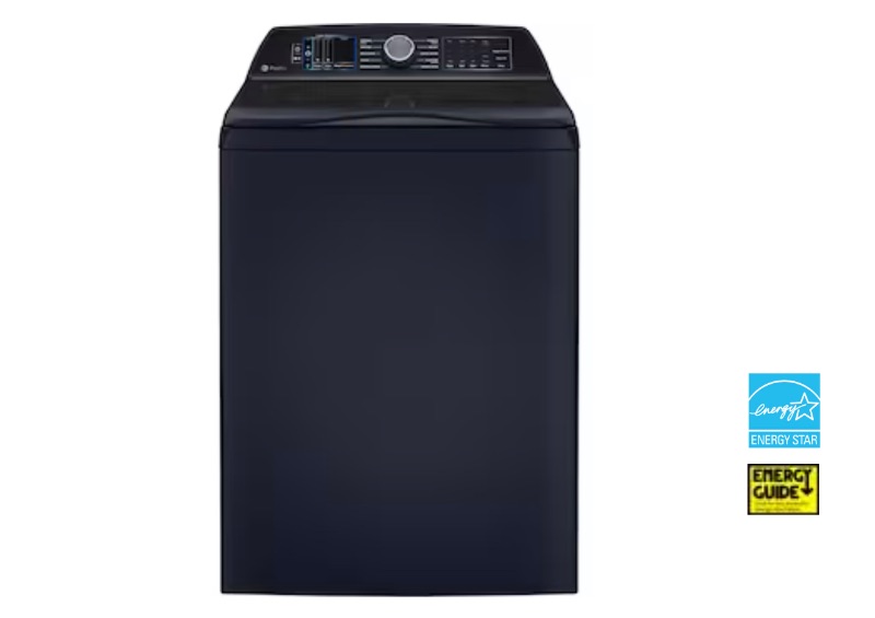 Photo 1 of GE Profile 5.4-cu ft High Efficiency Impeller Smart Top-Load Washer (Sapphire Blue) ENERGY STAR