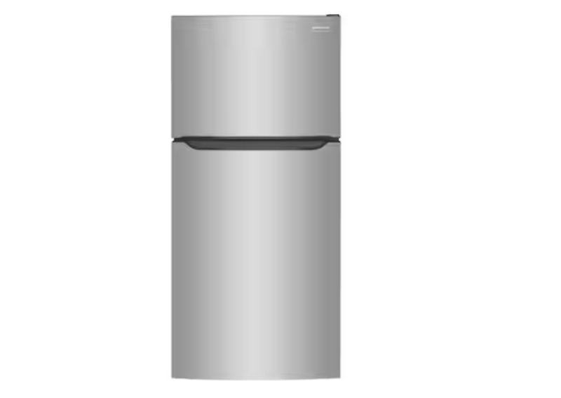Photo 1 of Frigidaire Garage-Ready 20-cu ft Top-Freezer Refrigerator (Fingerprint Resistant Stainless Steel)