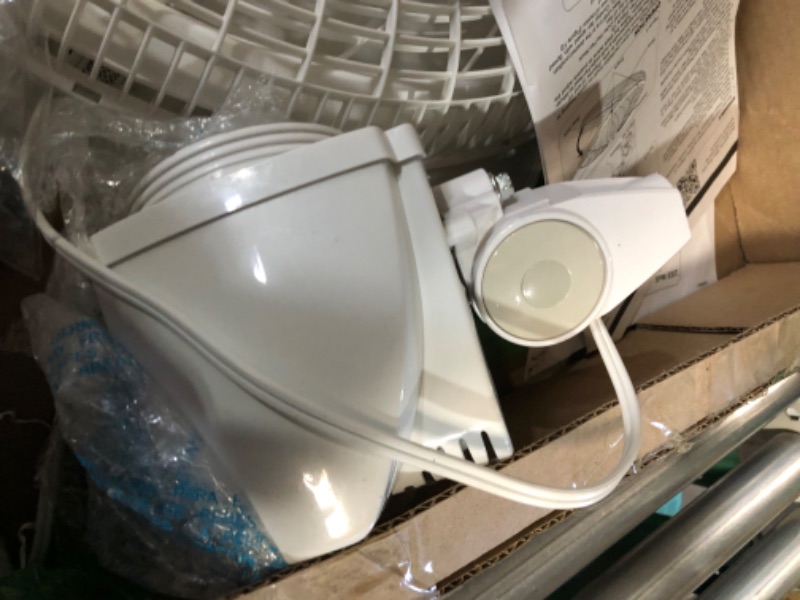 Photo 3 of *PARTS ONLY* Lasko Products 18 Pedestal Fan White