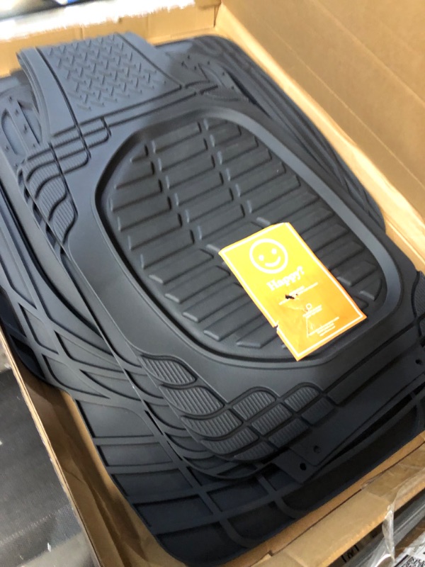 Photo 2 of Motor Trend - MT-923-BK 923-BK Black Floor Mats