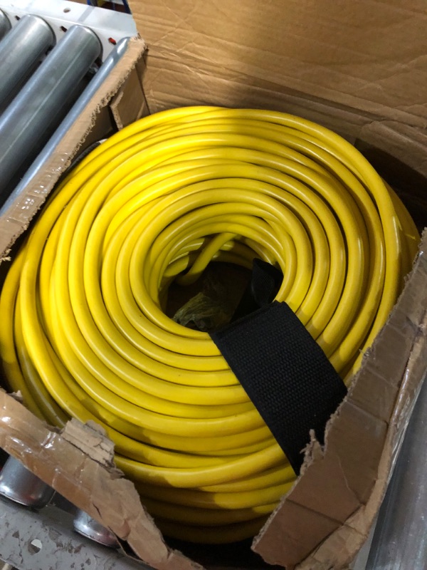 Photo 4 of 200 ft 12/3 Gauge Outdoor Extension Cord Yellow