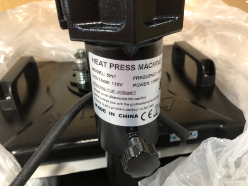 Photo 6 of Slendor 5 in 1 Heat Press Machine 12x15 inch 360-Degree 