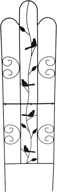 Photo 1 of ***1 arch only***GO Metal Garden Trellis Panel Arch for Climbing Plants, 2 Set, 16" Wide x 60" High, OG-0032KD-2