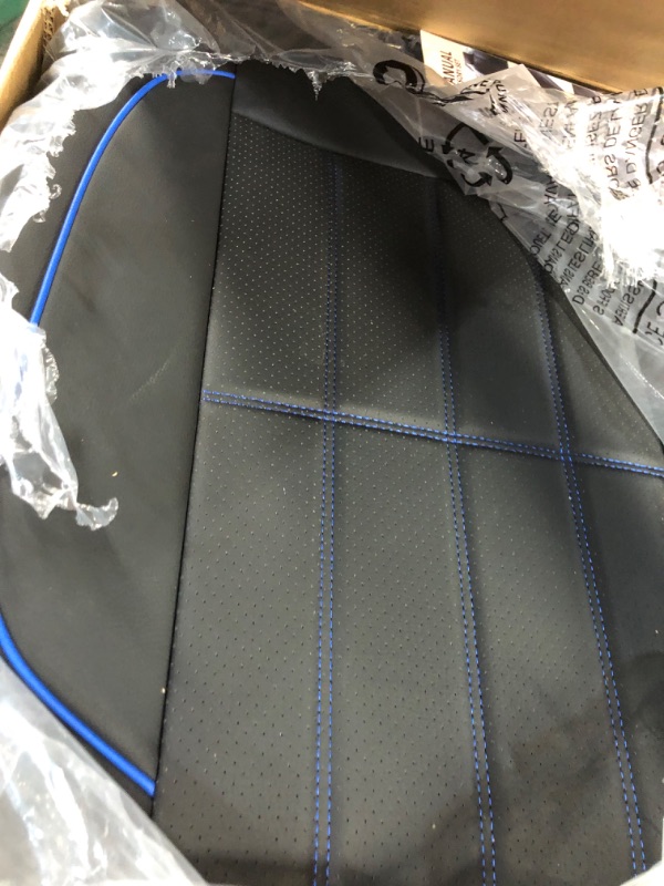Photo 1 of AOOG Leather Car Seat Covers, Leatherette Automotive Vehicle Cushion Cover for Cars SUV 