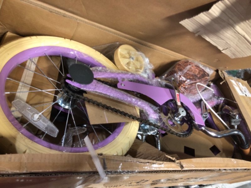 Photo 1 of **LOOKS BRAND NEW**  ACEGER Bike with Basket 16" Purple