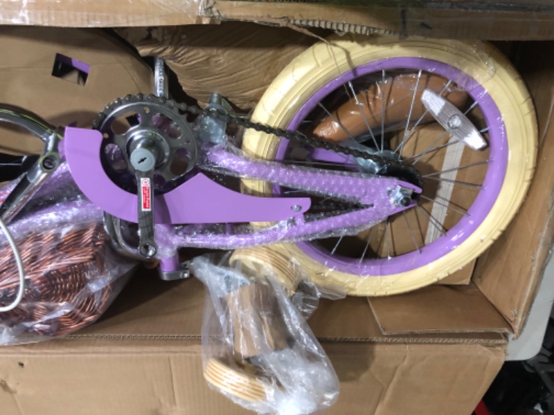 Photo 1 of **LOOKS BRAND NEW**  ACEGER Bike with Basket 16" Purple