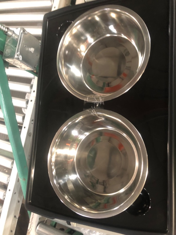 Photo 1 of ***MAJOR DAMAGE - CORNER CRACKED - SEE PICTURES***
IRIS USA 47 Lbs./45 Qt. Large Elevated Feeder with Airtight Pet Food Storage Container
