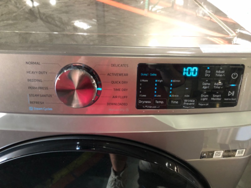 Photo 2 of **DENT**Samsung  7.5 cu. ft. Smart Gas Dryer in Champagne