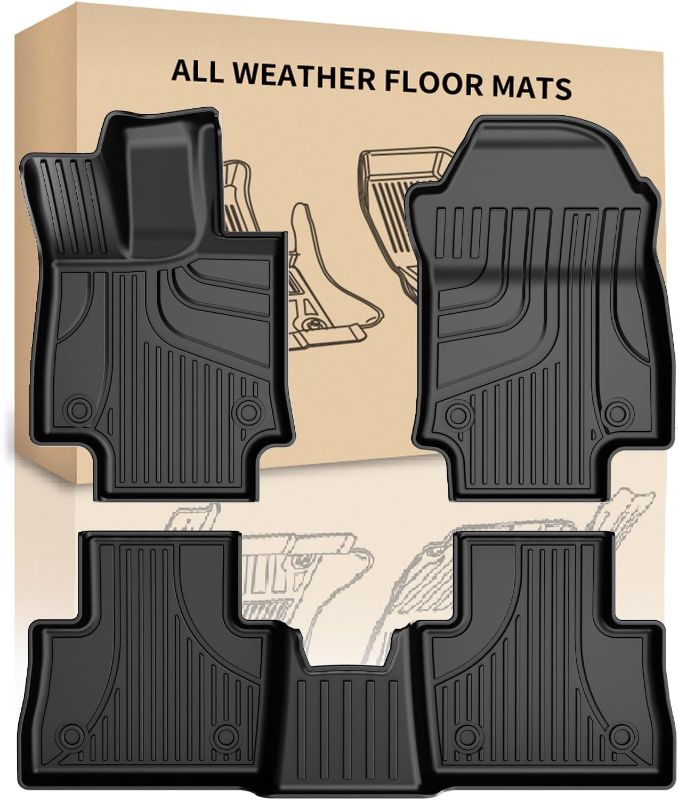 Photo 1 of IKABEVEM Automotive Floor Mats Custom Fit for Lexus NX/NX Hybrid 2022 2023 2024 All Models, Floor Liners Original for 1st and 2nd Row Heavy Duty Non Slip Floor Liner All Weather Guard Floor Mat
