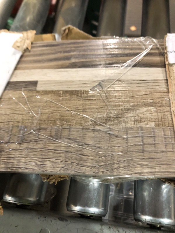 Photo 1 of ****damaged***Art3d Peel and Stick Floor Tile Vinyl Wood Plank 36-Pack 54 Sq.Ft, Deep Gray, Rigid Surface Hard Core Easy DIY Self-Adhesive Flooring 36 x 6 x 0.1 inches Deep Grey 36