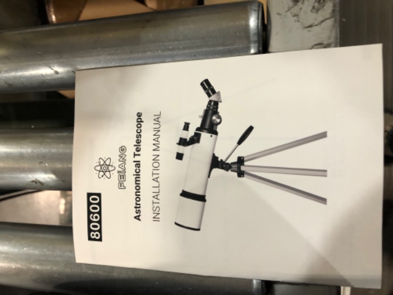 Photo 2 of Telescope 80mm Aperture 600mm - for Beginners & Adults Astronomical Refracting Telescopes AZ Mount Tripod Fully Multi-Coated Optics 24X-180X High Magnification, with Wireless Control, Carrying Bag