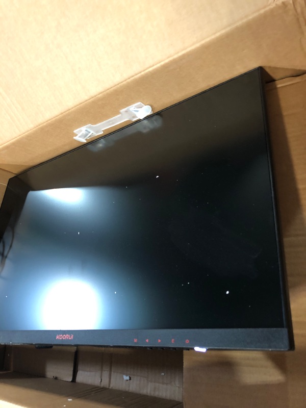 Photo 4 of KOORUI 24 Inch Computer Monitor -FHD 1080P Gaming Monitor 165Hz VA 1ms Build-in FreeSync™, Compatible G-sync, LED Monitors with Ultra-Thin, HDMI X2 /DP, VESA Compatible, Tilt Adjustable, Eye Care 24E4