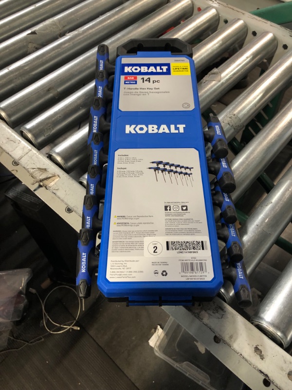 Photo 2 of **missing items**Kobalt 14-key Standard (Sae) and Metric Combination Hex Key Set