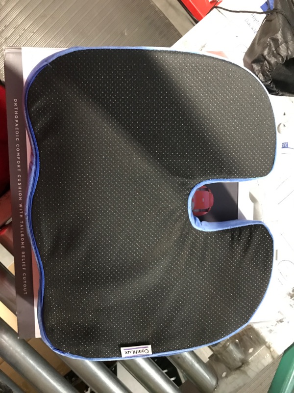 Photo 5 of Cooling Gel Travel Seat Cushion - Ergonomic Airplane Butt Pillow for Long Flights - Lumbar Cushions on Plane - Premium Memory Foam Pad for Airplane