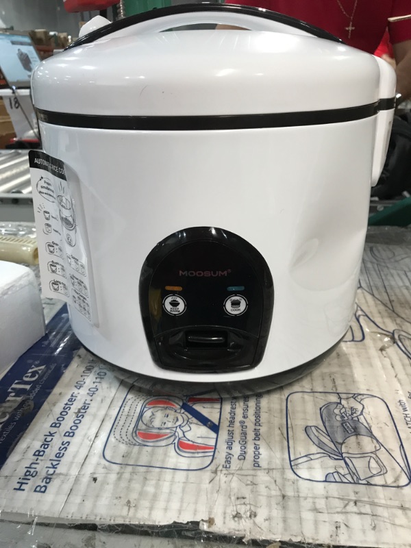 Photo 4 of MOOSUM Electric Rice Cooker with One Touch for Asian Japanese Sushi Rice, 10-cup Uncooked/20-cup Cooked