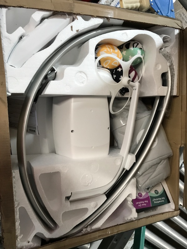 Photo 1 of 4moms MamaRoo Multi-Motion Baby Swing, Bluetooth Baby Swing with 5 Unique Motions, Grey