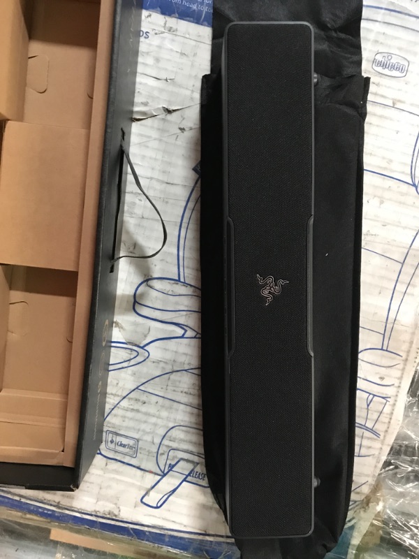 Photo 3 of Razer Leviathan V2 X: PC Soundbar with Full-Range Drivers & Base Station V2 Chroma: Chroma RGB Lighting - Non-Slip Rubber Base