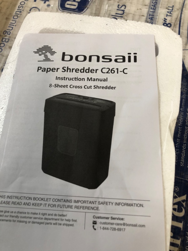 Photo 4 of *for parts only* bonsaii Paper Shredder for Home Use