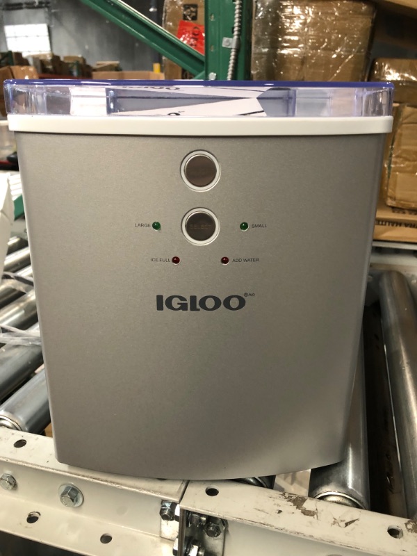 Photo 4 of ***POWERS ON - UNABLE TO TEST FURTHER***
Igloo Premium Countertop Ice Maker Machine
