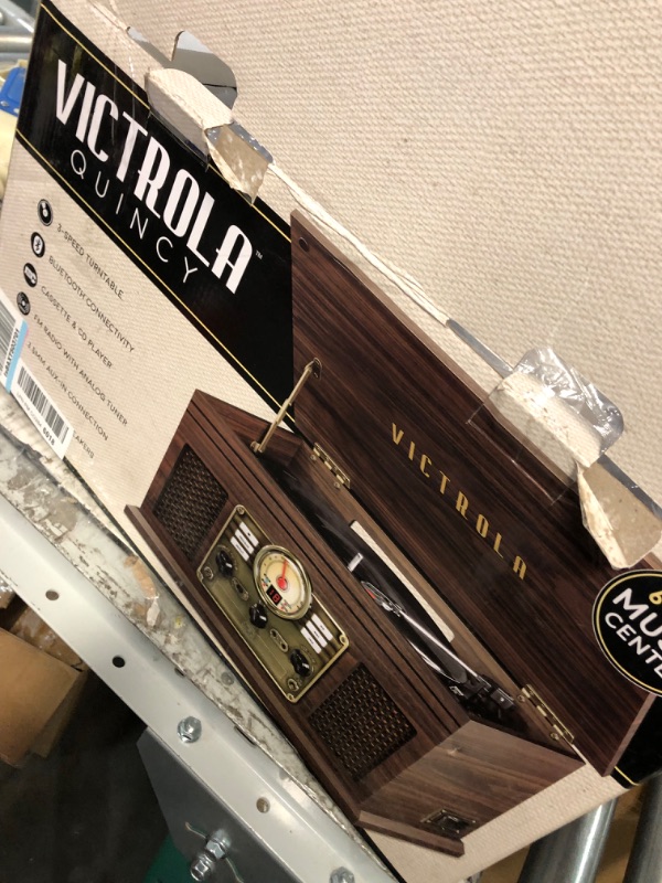 Photo 8 of Victrola Nostalgic 6-in-1 Bluetooth Record Player & Multimedia