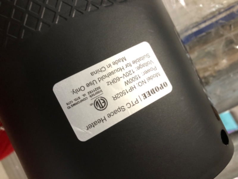 Photo 1 of *parts only* OPODEE Space Heater, 1500W PTC Ceramic Heating 