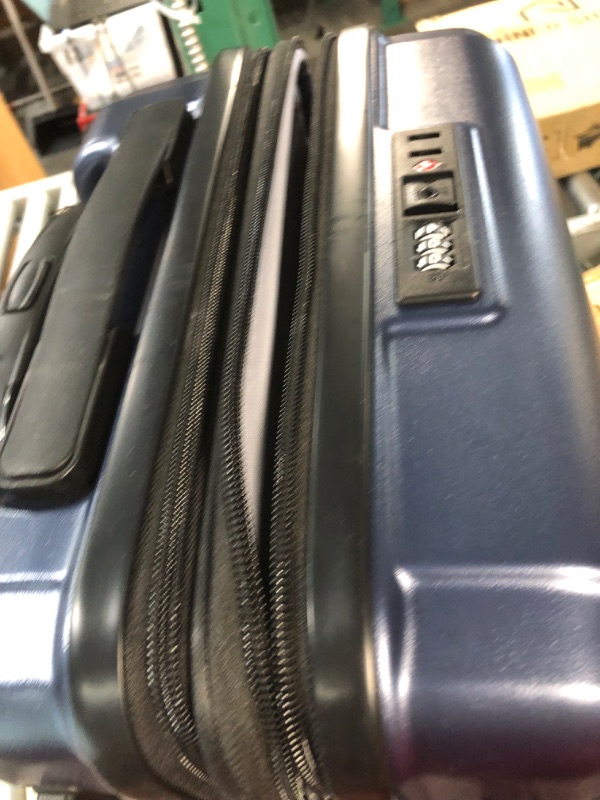 Photo 7 of *STOCK PHOTO FOR REFERENCE* LUGGEX Carry On Luggage with Aluminum Frame Dark Blue 20