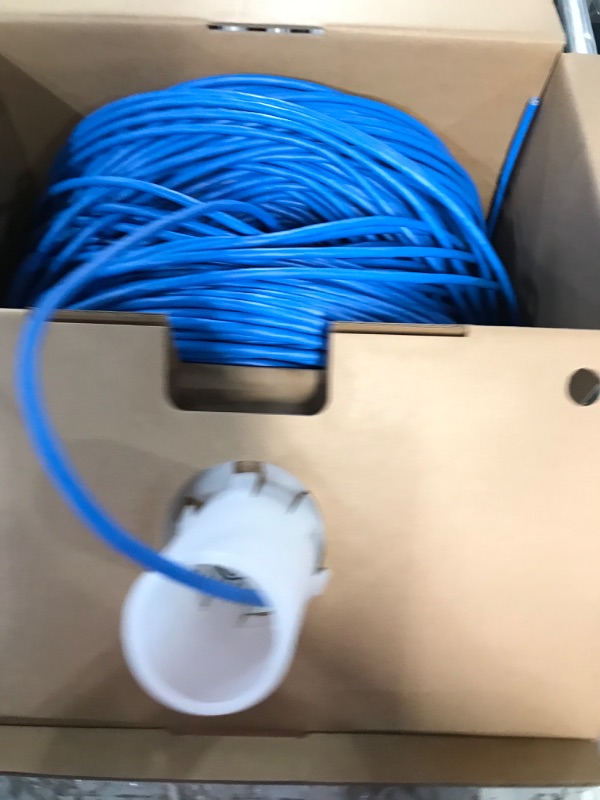 Photo 3 of CAT6 Plenum (CMP) Cable 1000FT | Network Analyzer Test Passed | 23AWG 4Pair, Solid 550MHz Network Cable 10Gigabit UTP