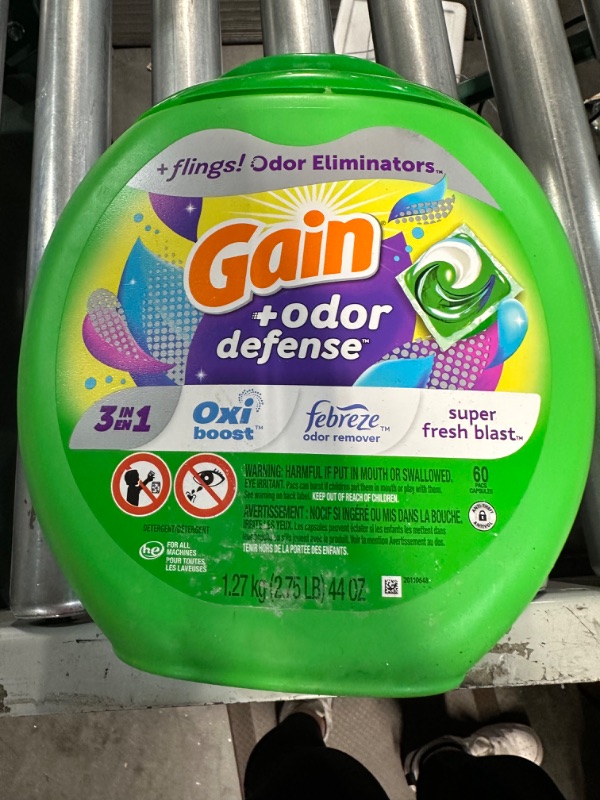 Photo 2 of Gain Flings Laundry Detergent Pacs (60 Count)