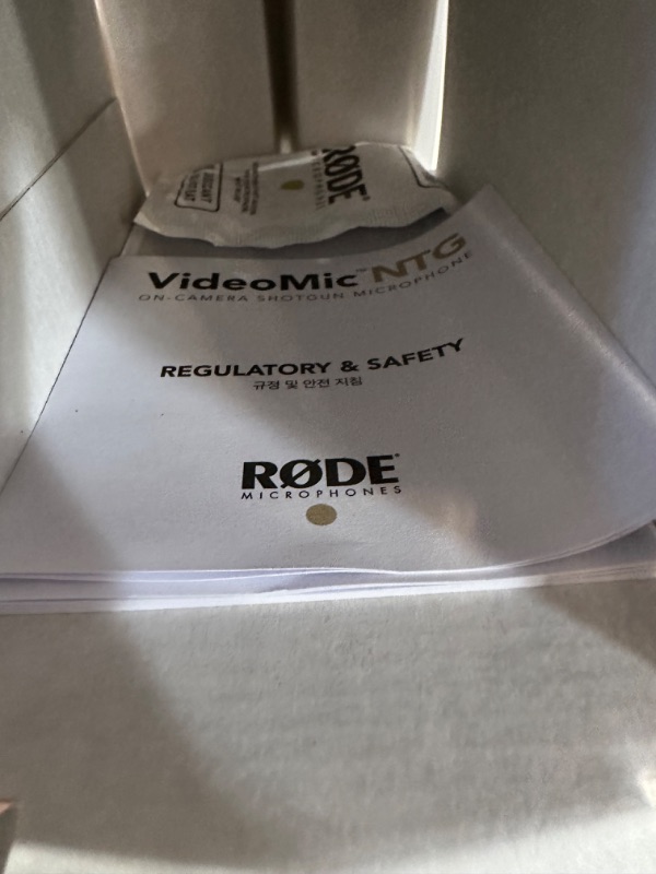 Photo 1 of Rode VideoMic NTG Camera-Mount Shotgun Microphone