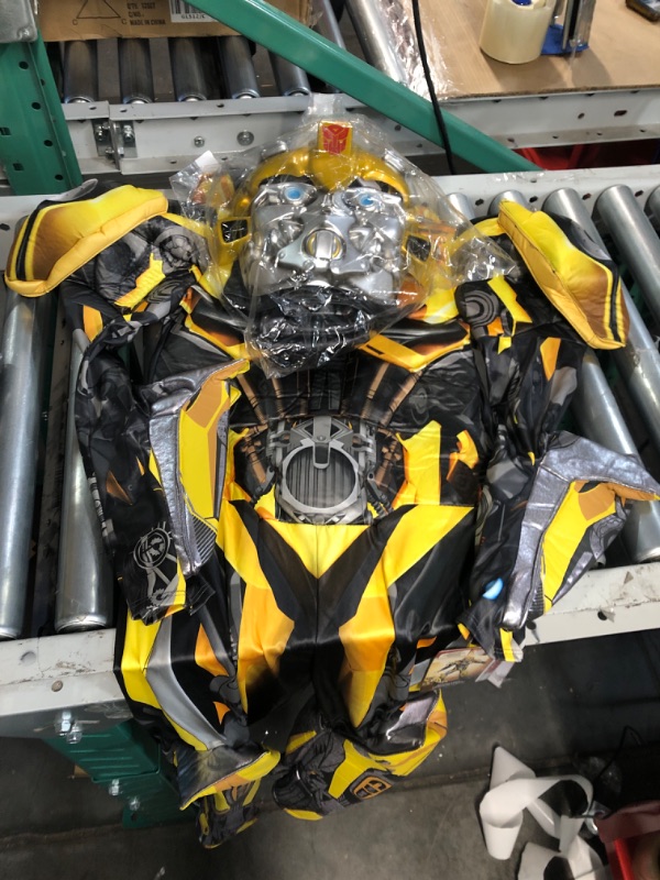 Photo 2 of Transformers  Boys Bumblebee Prestige Costume Medium (7-8) Kids Prestige Costume