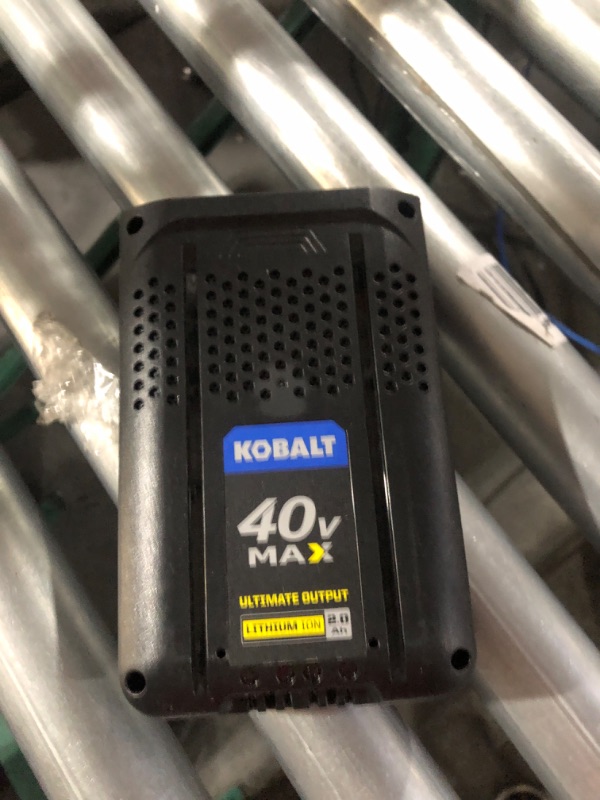 Photo 2 of Kobalt 40-Volt Max 2.5-Amps Rechargeable Lithium Ion (Li-Ion) Cordless Power Equipment Battery