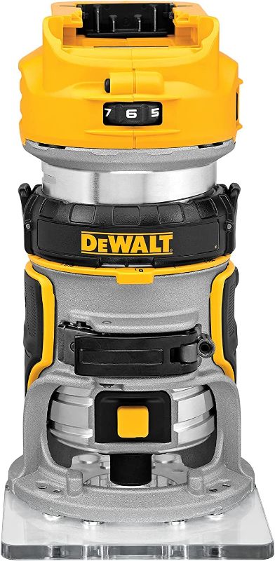 Photo 1 of DEWALT 20V Max XR Cordless Router, Brushless, Tool Only (DCW600B)