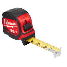 Photo 1 of *MINOR DAMAGE*
milwaukee 35 foot wide blade tape measurer