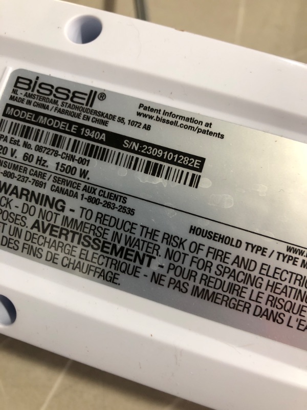 Photo 4 of * used * functional * 
Bissell Power Fresh Steam Mop with Natural Sanitization, Floor Steamer, Tile Cleaner, and Hard Wood Floor Cleaner 